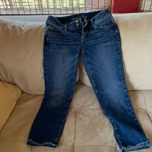 American Eagle artist crop jeans size 4
